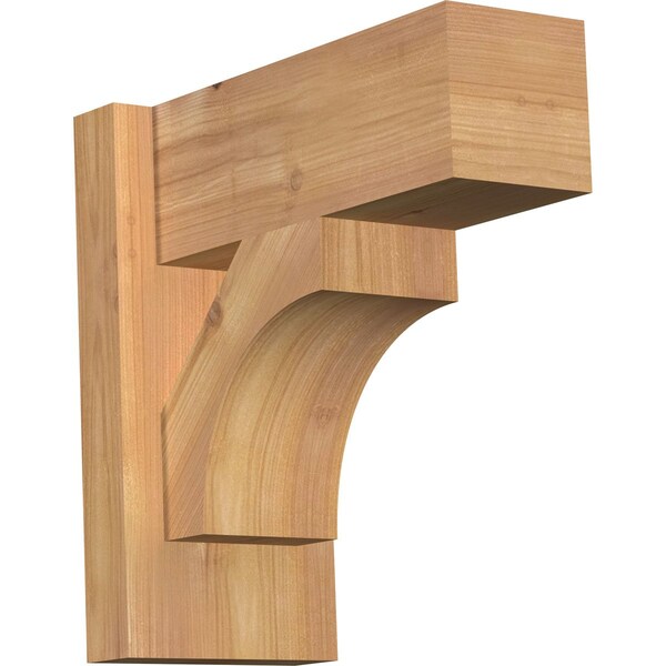Ekena Millwork Westlake Block Smooth Outlooker, Western Red Cedar, 5 1/2"W x 12"D x 12"H OUT06X12X12WTL05SWR - main